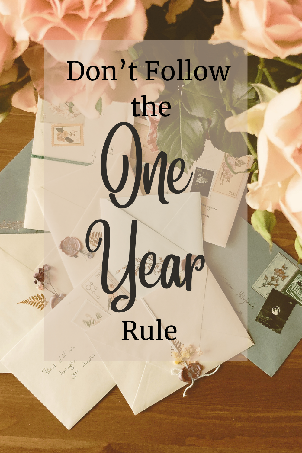 Don't Follow the One-Year Rule
