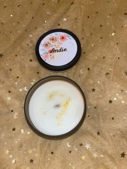 "Andie" candle (from A Death Of Divinity)