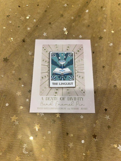 Linguist pin (from A Death Of Divinity)