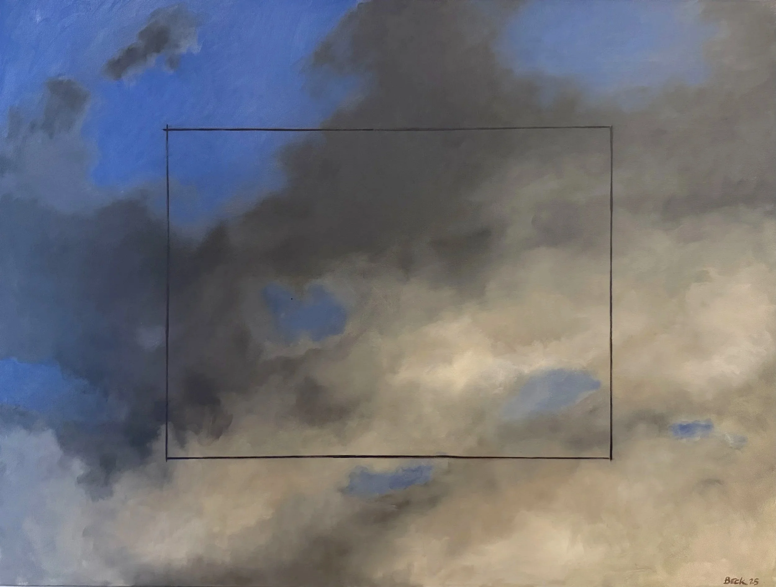 Breaking Weather, 2025, 30x40 inches, oil on canvas
 