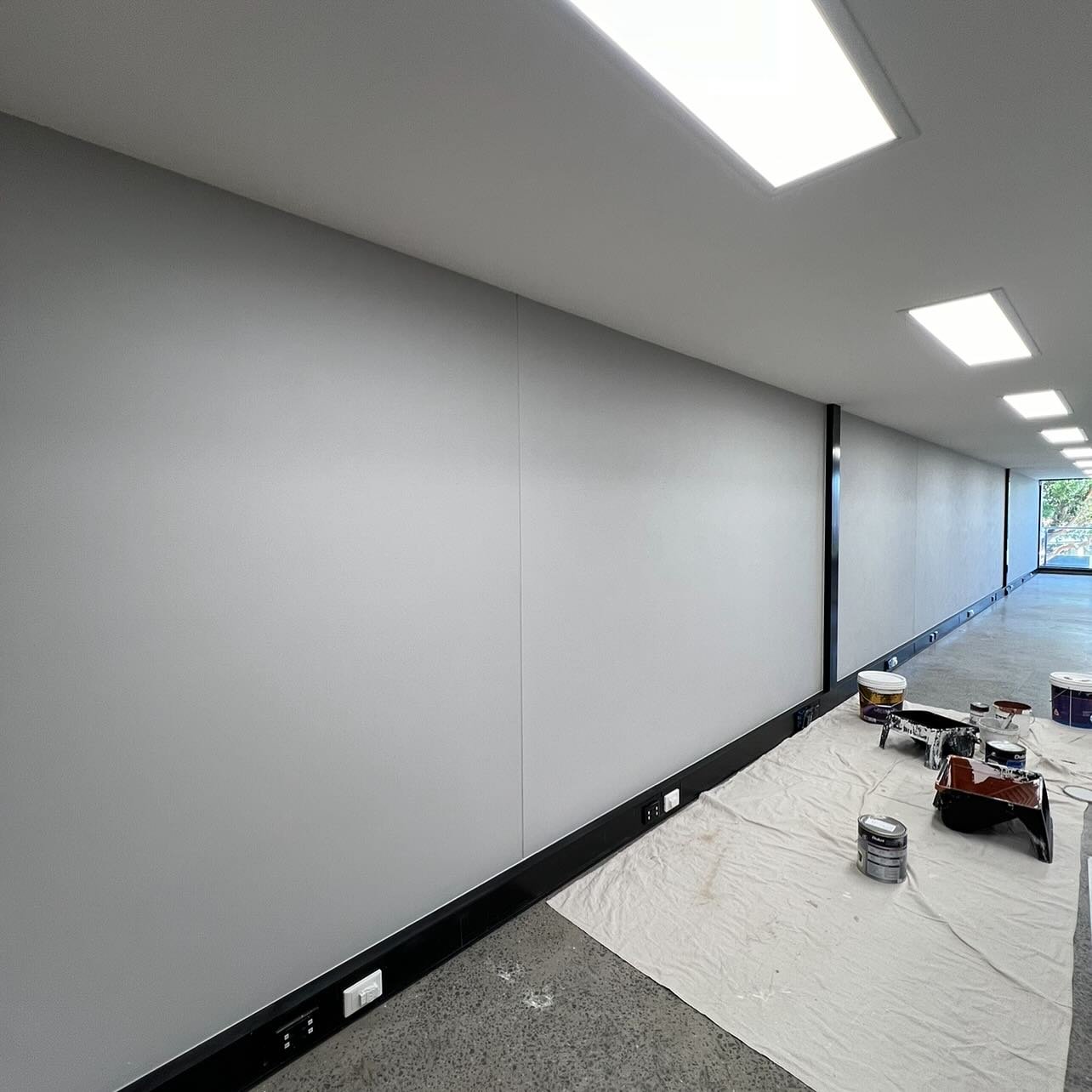 Texture Effect in Suede Grey 💻 Fresh New Office Space Incoming!