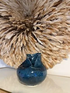 "A drop in the ocean" : Earthenware, hand-coiled vase.