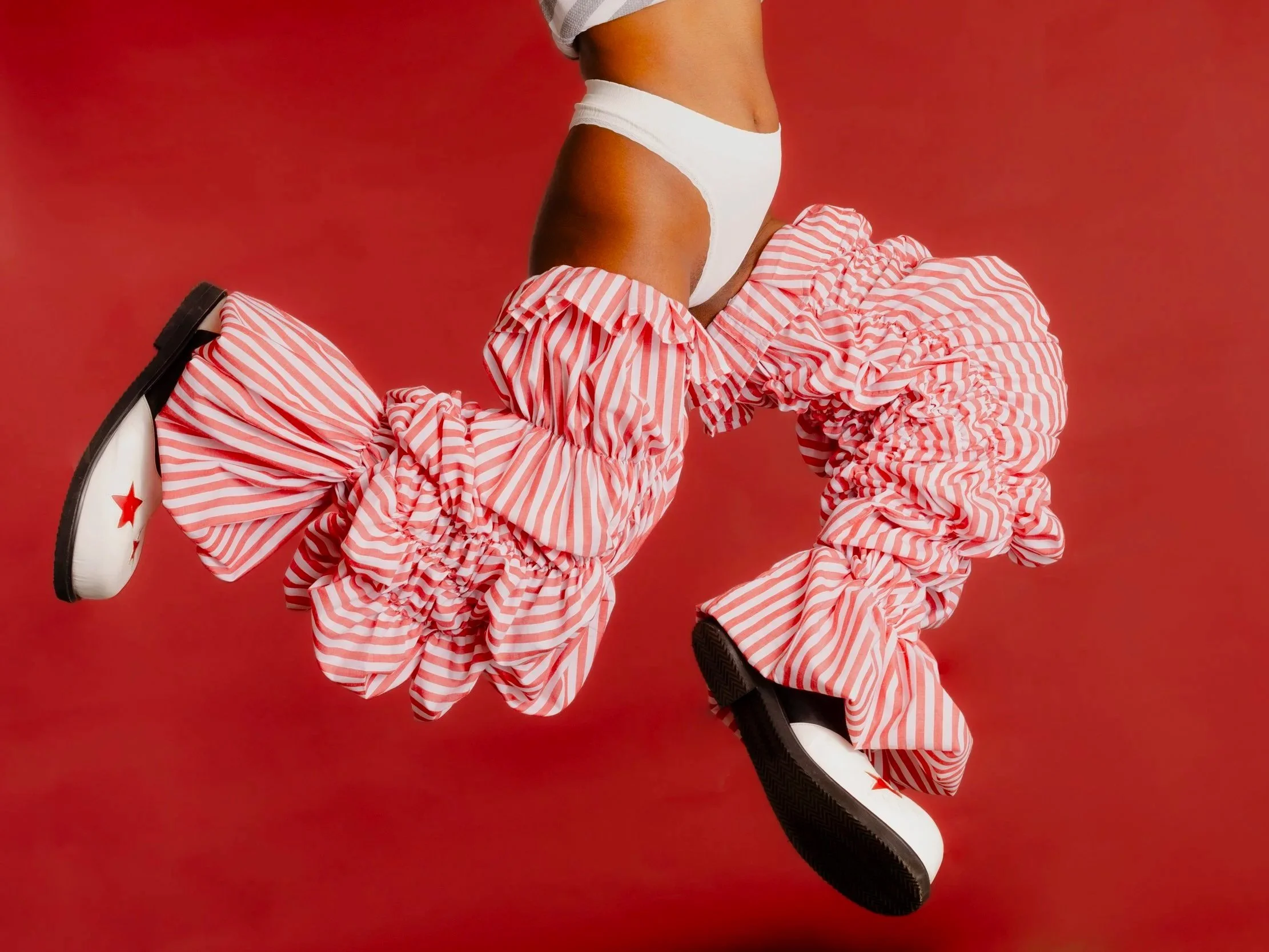 RED STRIPE PANTALOON