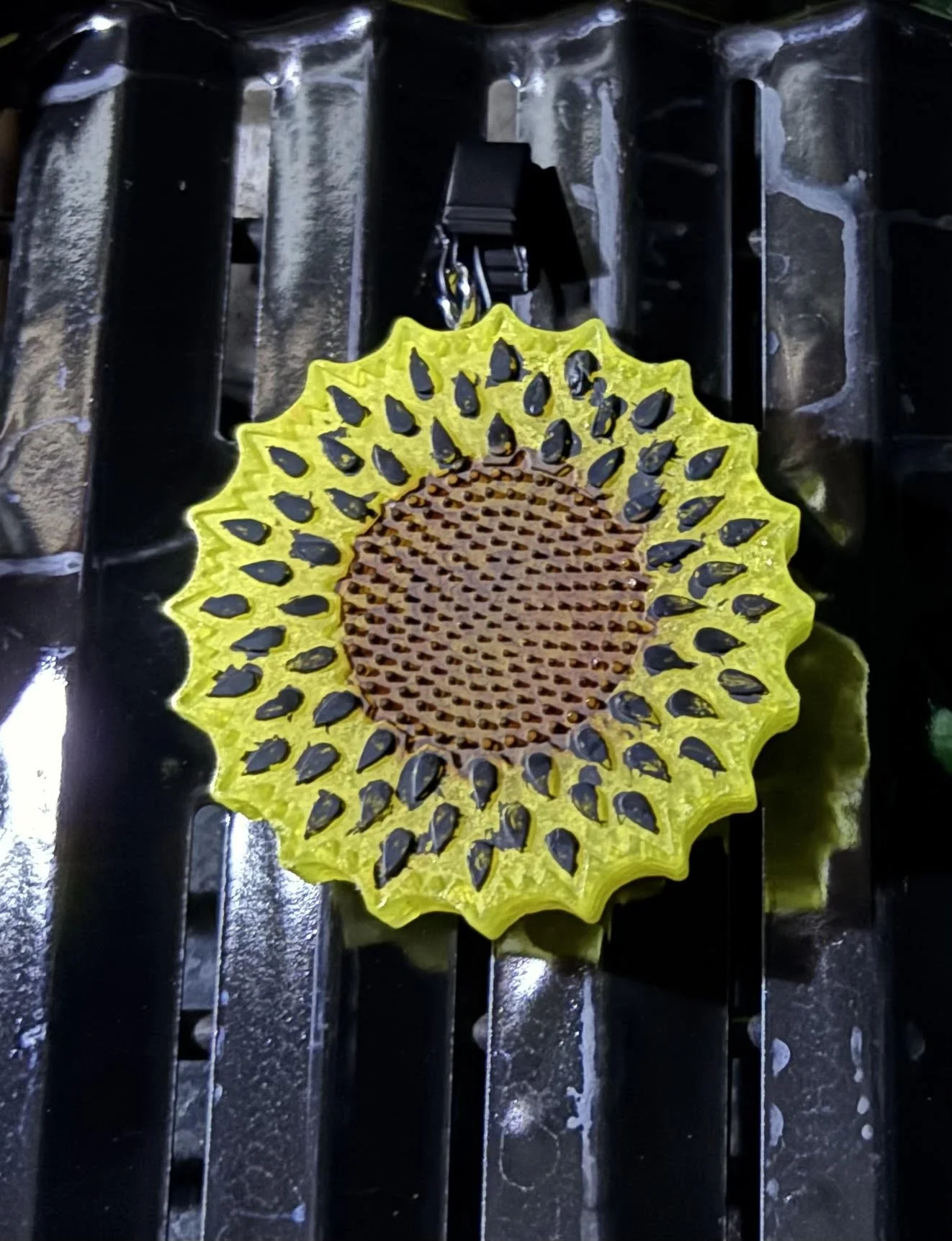 Sunflower Vent Clip