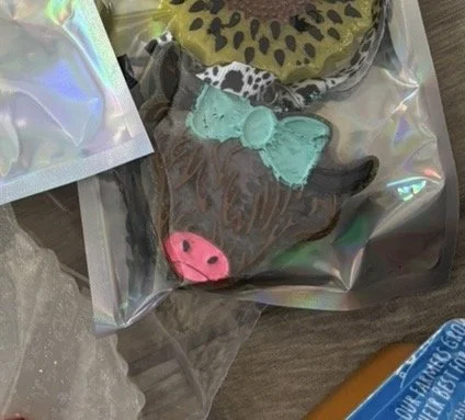 Highland Cow Vent Clip