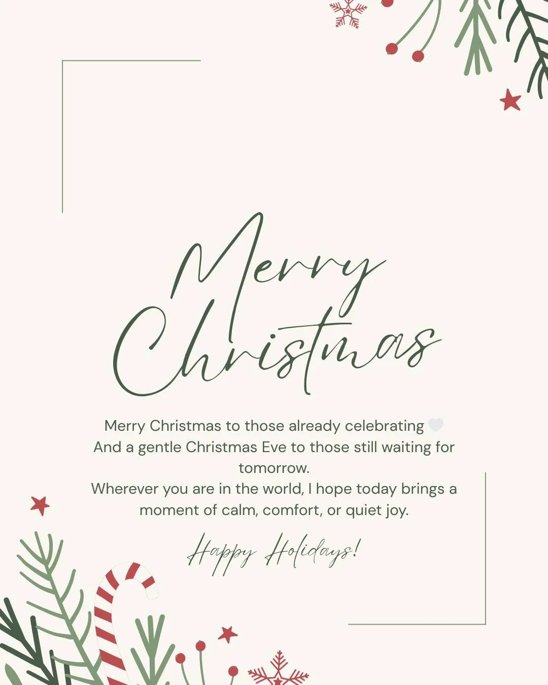 Wherever you are, and however today looks for you - I&rsquo;m glad you&rsquo;re here 🤍
Have an amazing day x