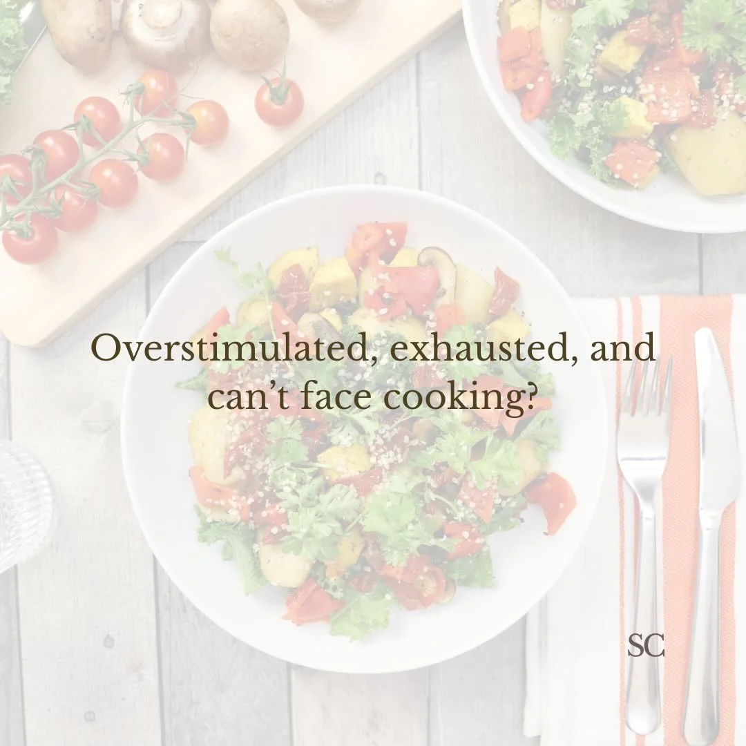 Some days, everything feels like too much - and cooking just isn&rsquo;t happening.

I wrote a new blog post for those moments when your appetite disappears, your nervous system is overloaded, and a full meal feels exhausting.

Inside, I share simple