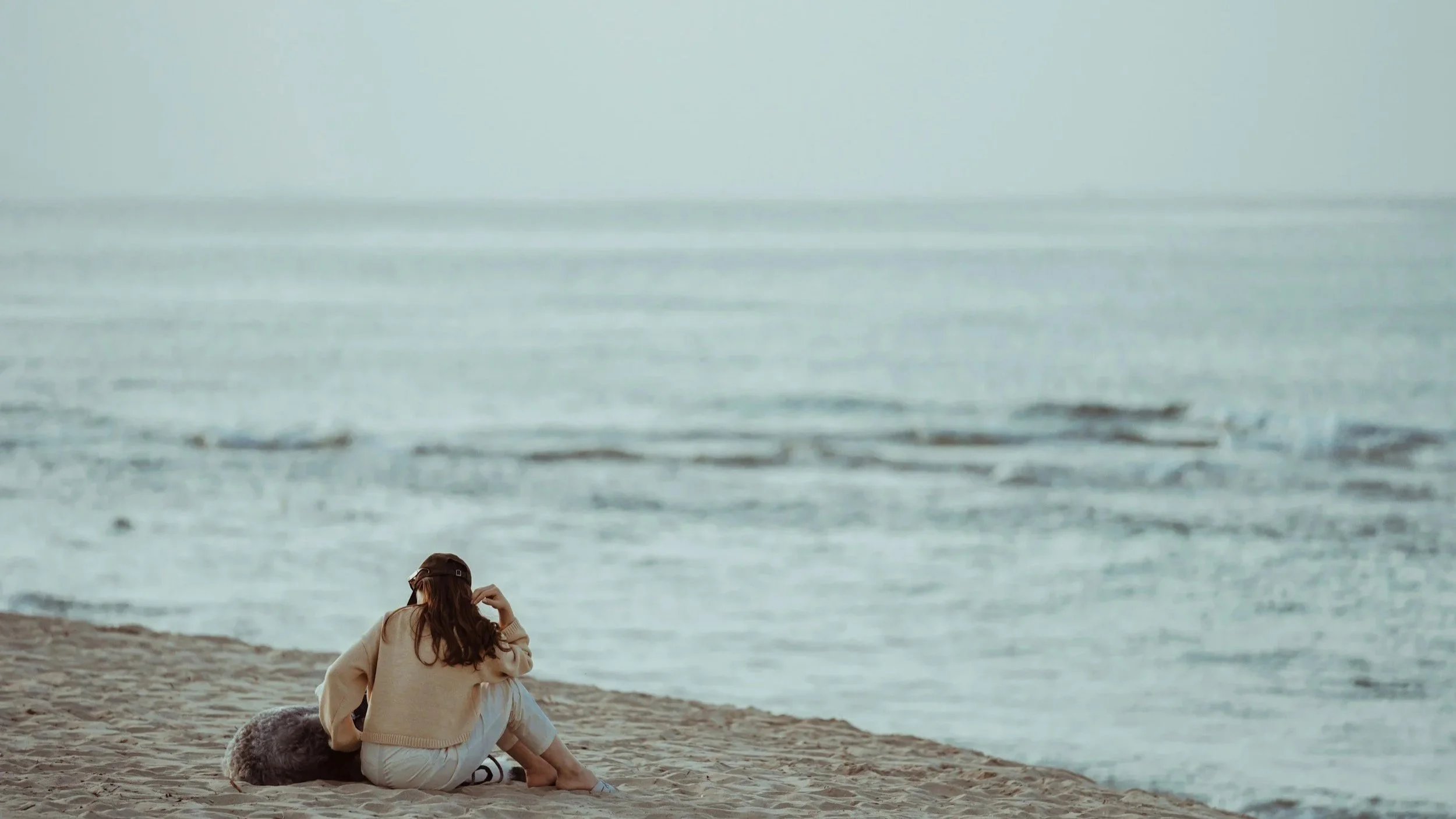 A peaceful, low-effort moment reflecting gentle self-care