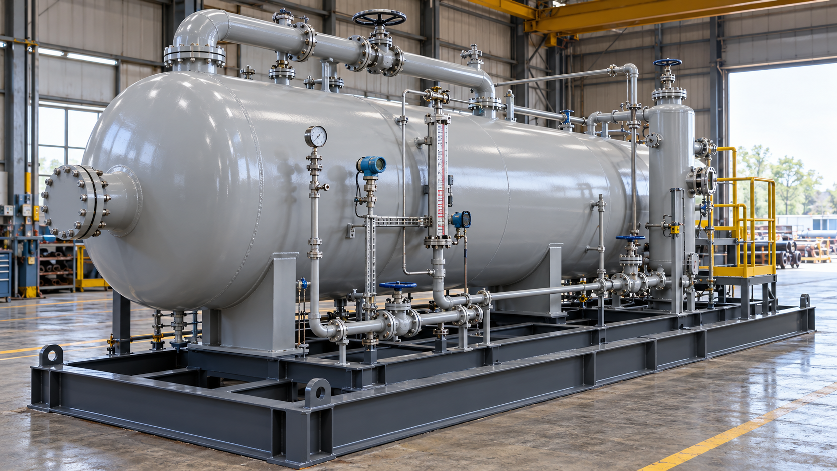 Separator Skid Package Design for Oil &amp; Gas | KHAAS