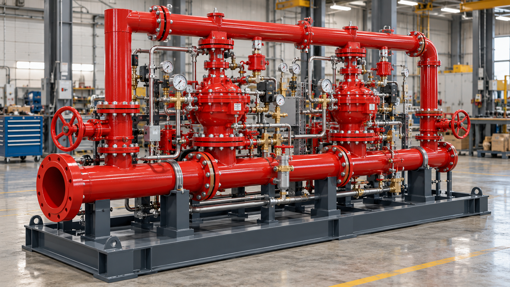 Deluge Skid Package Design for Oil &amp; Gas | KHAAS
