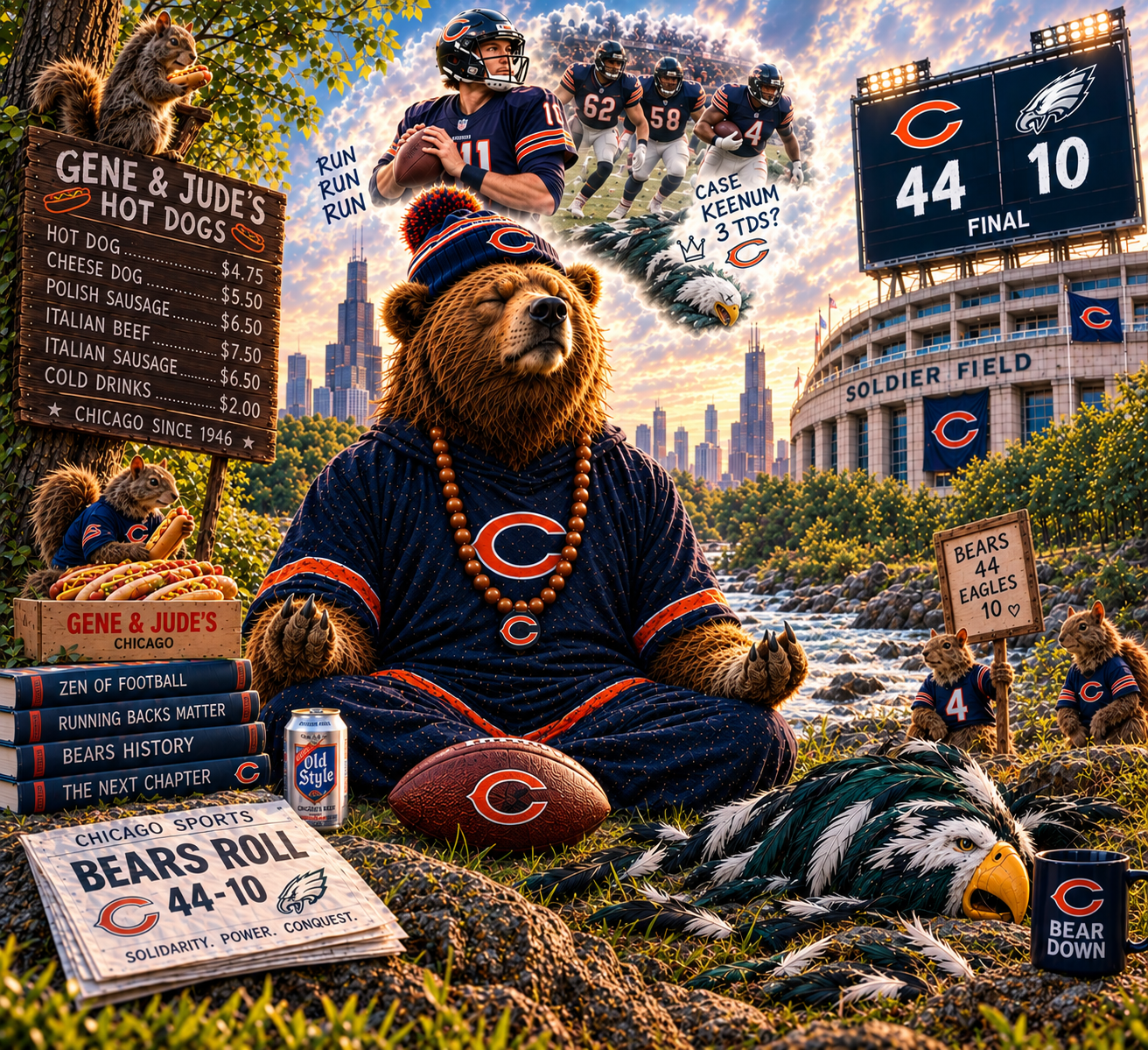 ZEN RAGE, Bears x Eagles, Monday Night Football