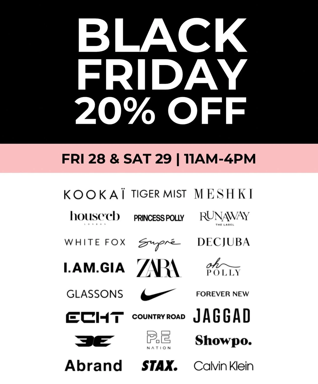 We can't wait to see you all for our biggest sale YET! 🖤 We're taking 20% off all purchases this Friday and Saturday!*
#prelovedfashion #circularfashion #thriftedfashion 
*excludes jewellery