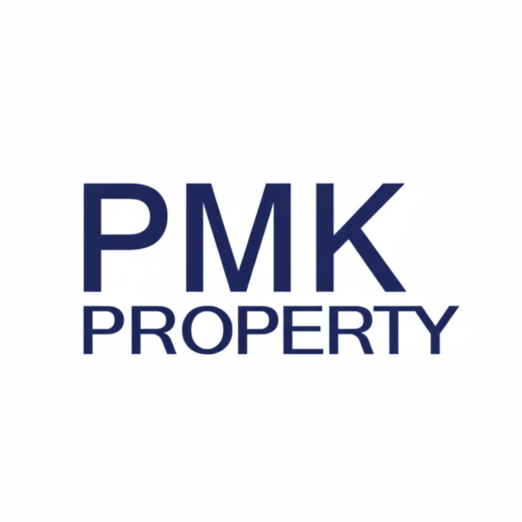 PMK Property logo with blue text on a white background.