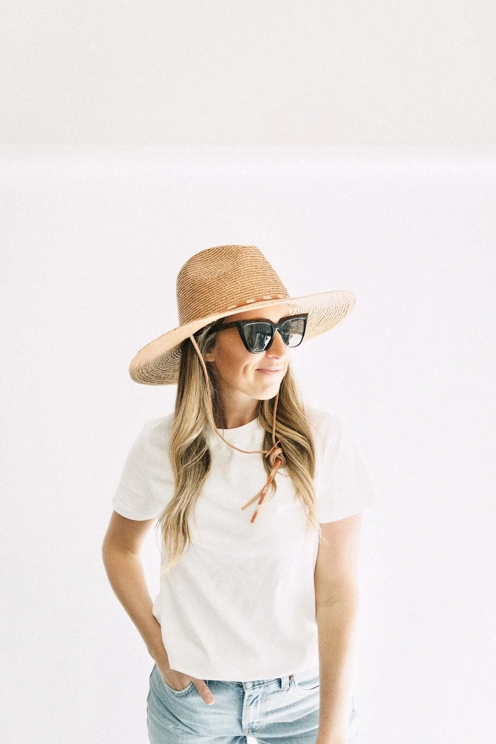 Caitlin MacDougald, founder of CM SWIM CO and ISR-certified infant swim instructor in Sacramento, pictured in a neutral behind-the-scenes brand image representing self-rescue swim lessons for infants and toddlers.