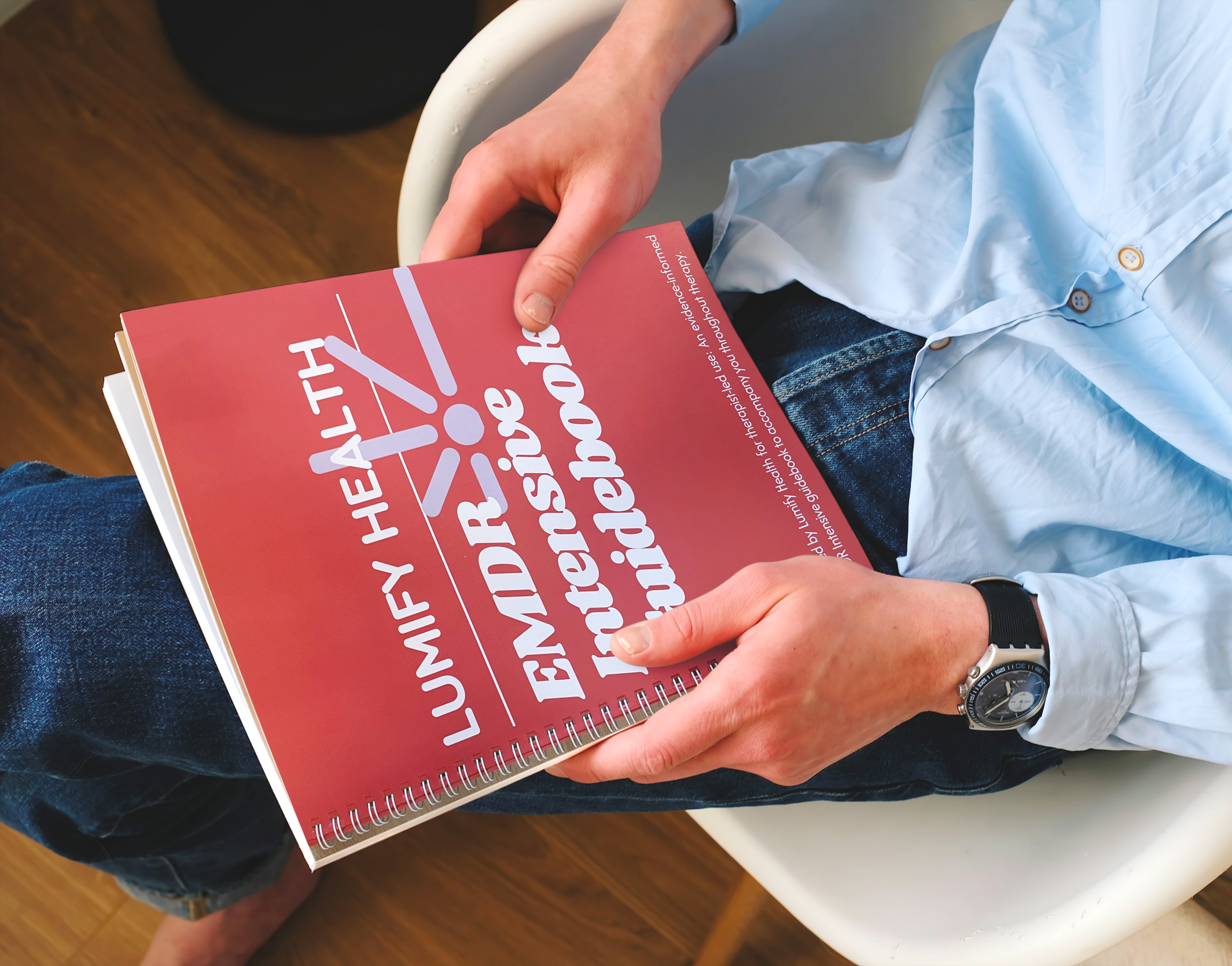 Experienced therapist enhancing EMDR clinical skills through Lumify Health online training