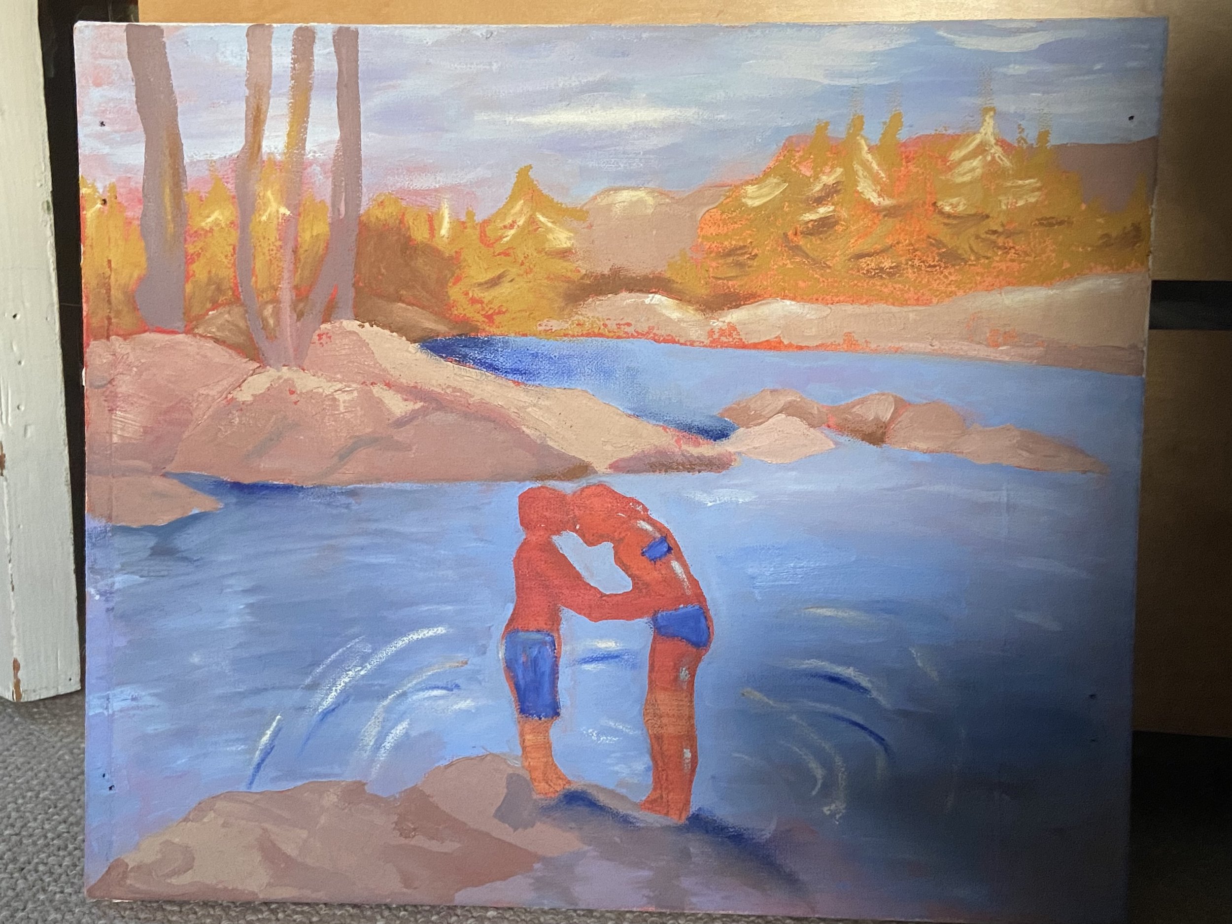 'utica' oil 20 x 16"