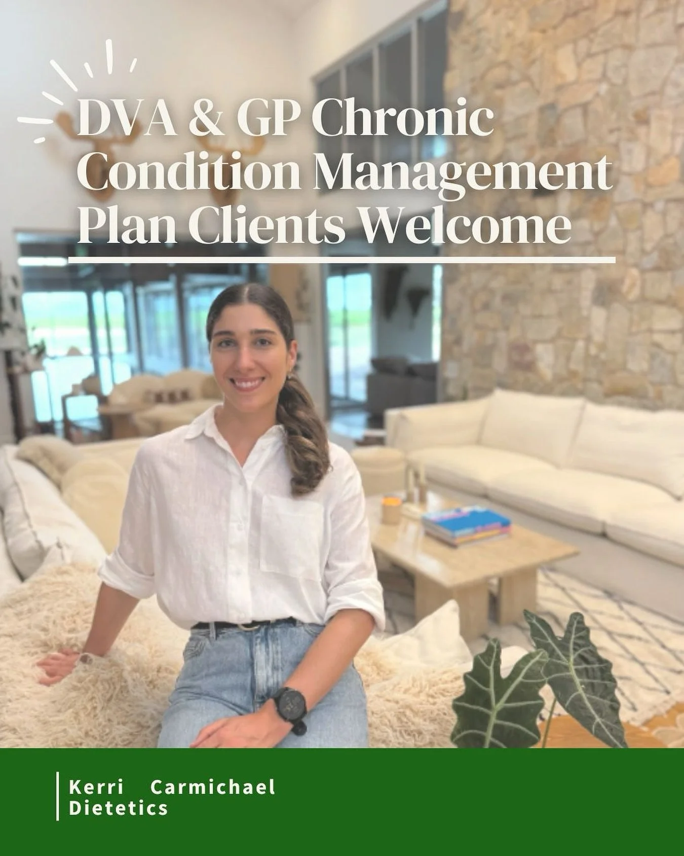 Did you know that you may be eligible to see an Accredited Practising Dietitian with little to no out-of-pocket cost? 💰 

I proudly support: 
✔️ DVA clients
✔️ GP Chronic Condition Management Plan Clients

Whether you&rsquo;re managing a chronic con