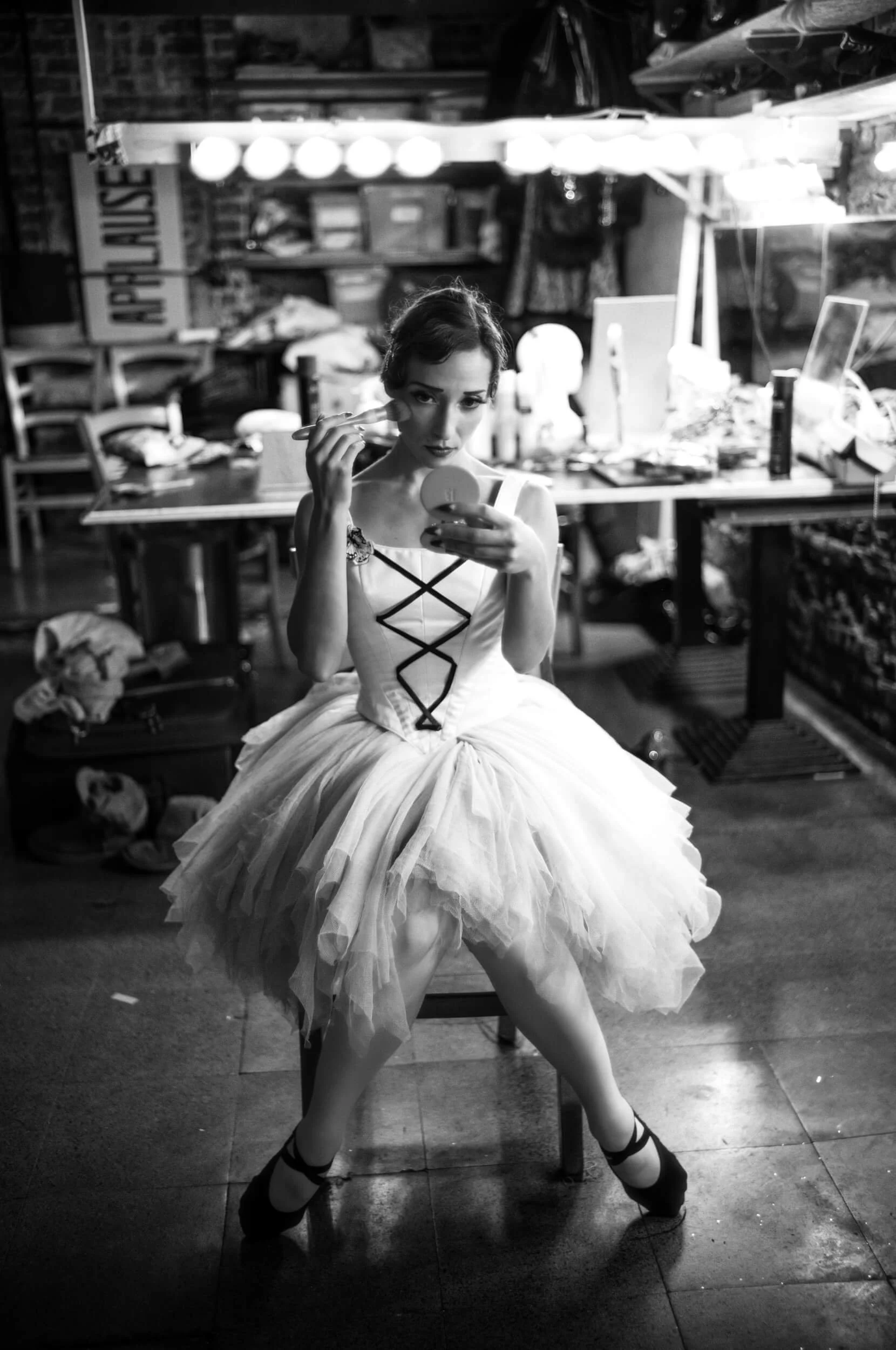 Chanelle at Cabaret Mademoiselle Zenitar 35mm f1 on Leica M11 Monochrom by Milan Swolfs