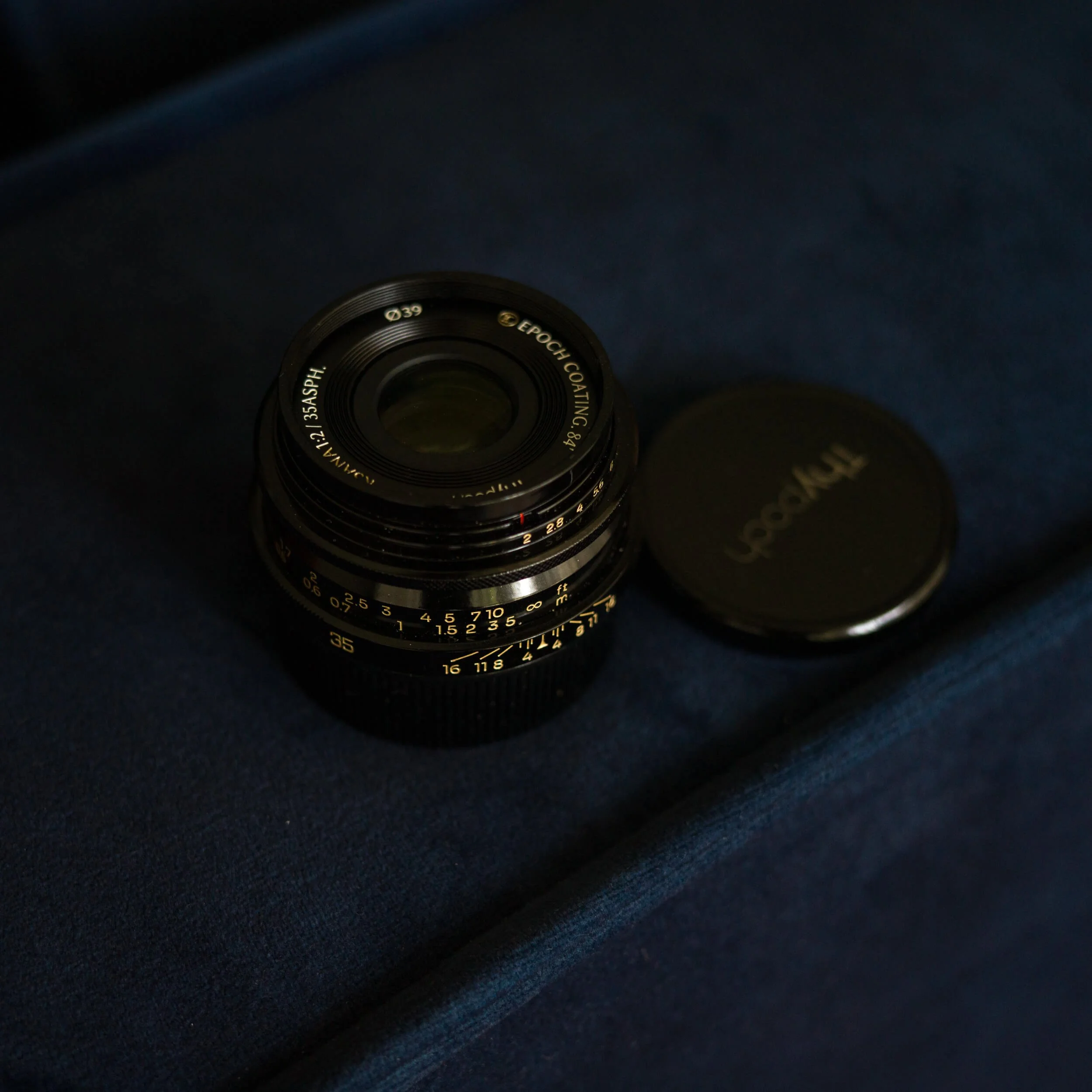 Thypoch Ksana 35mm f/2 Brass Black Paint Leica M mount lens