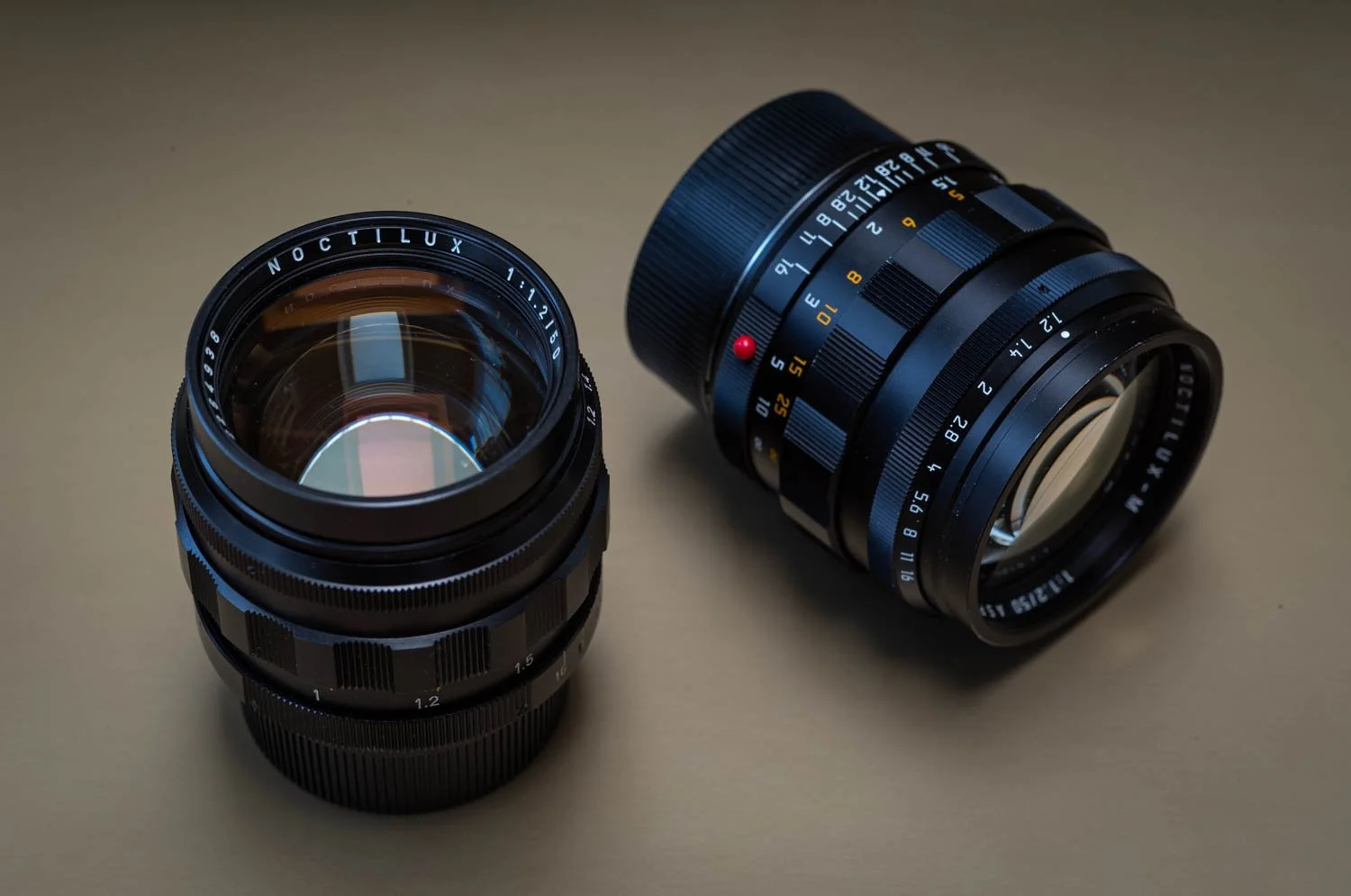 Leica Noctilux 50mm f/1.2 AA original vs reissue lens comparison by Milan Swolfs