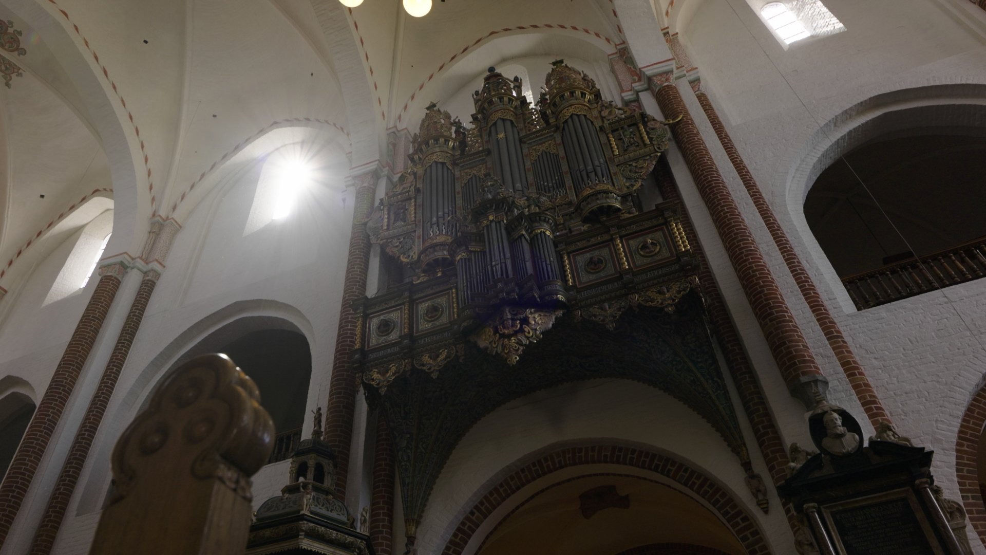 Roskilde cathedral, Roskilde Domkirke, orgel, pibe organ, Raphaelis organ