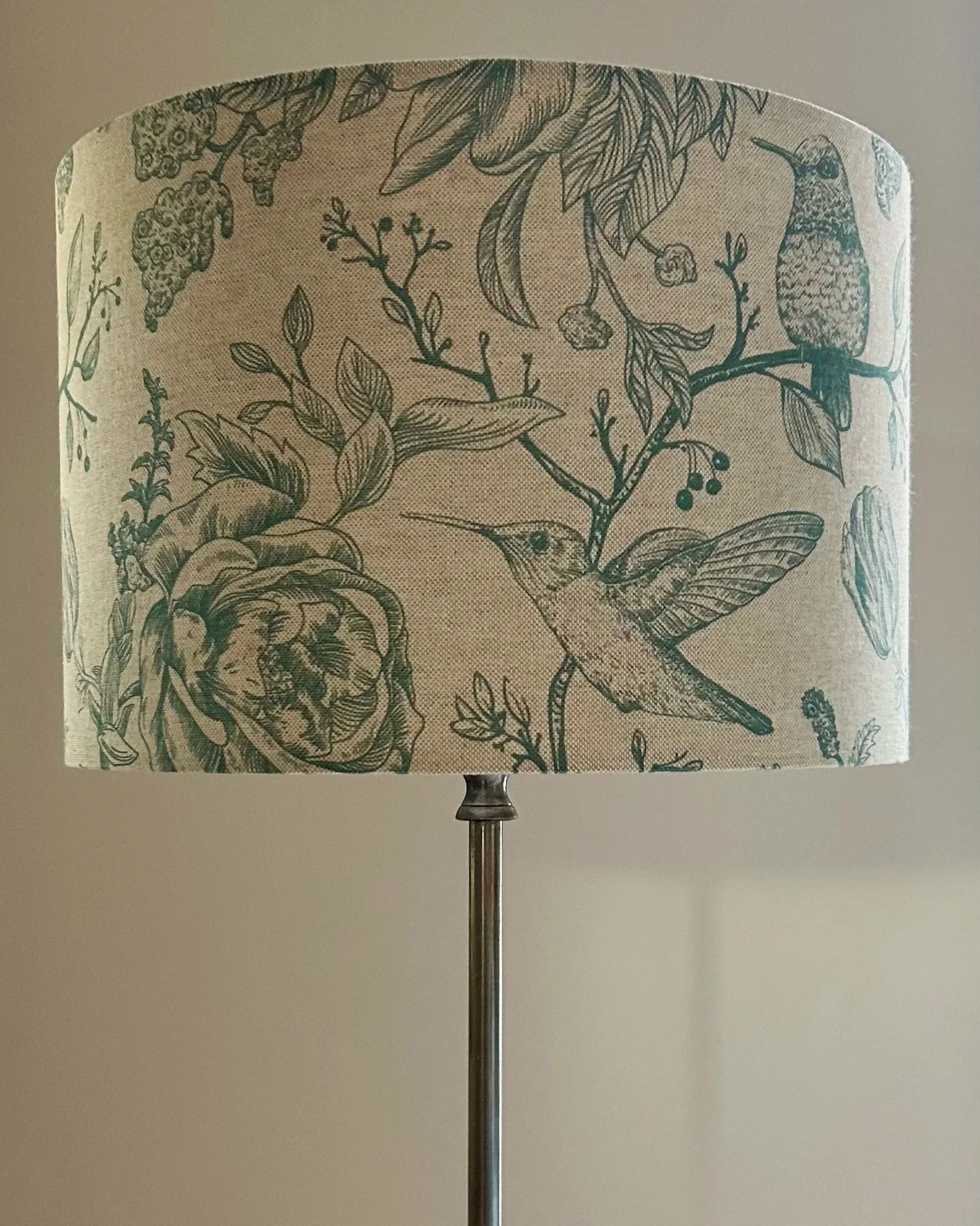 Hummingbirds & Roses Lampshade