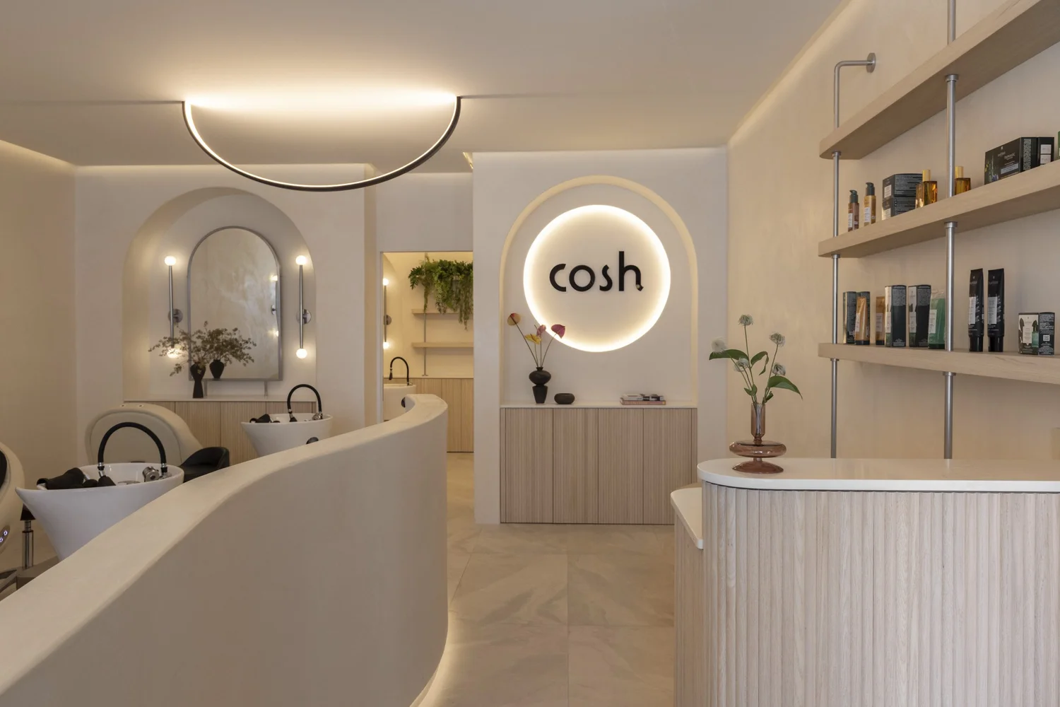 Reception at Cosh Head Spa, 401 Primrose Rd, Burlingame