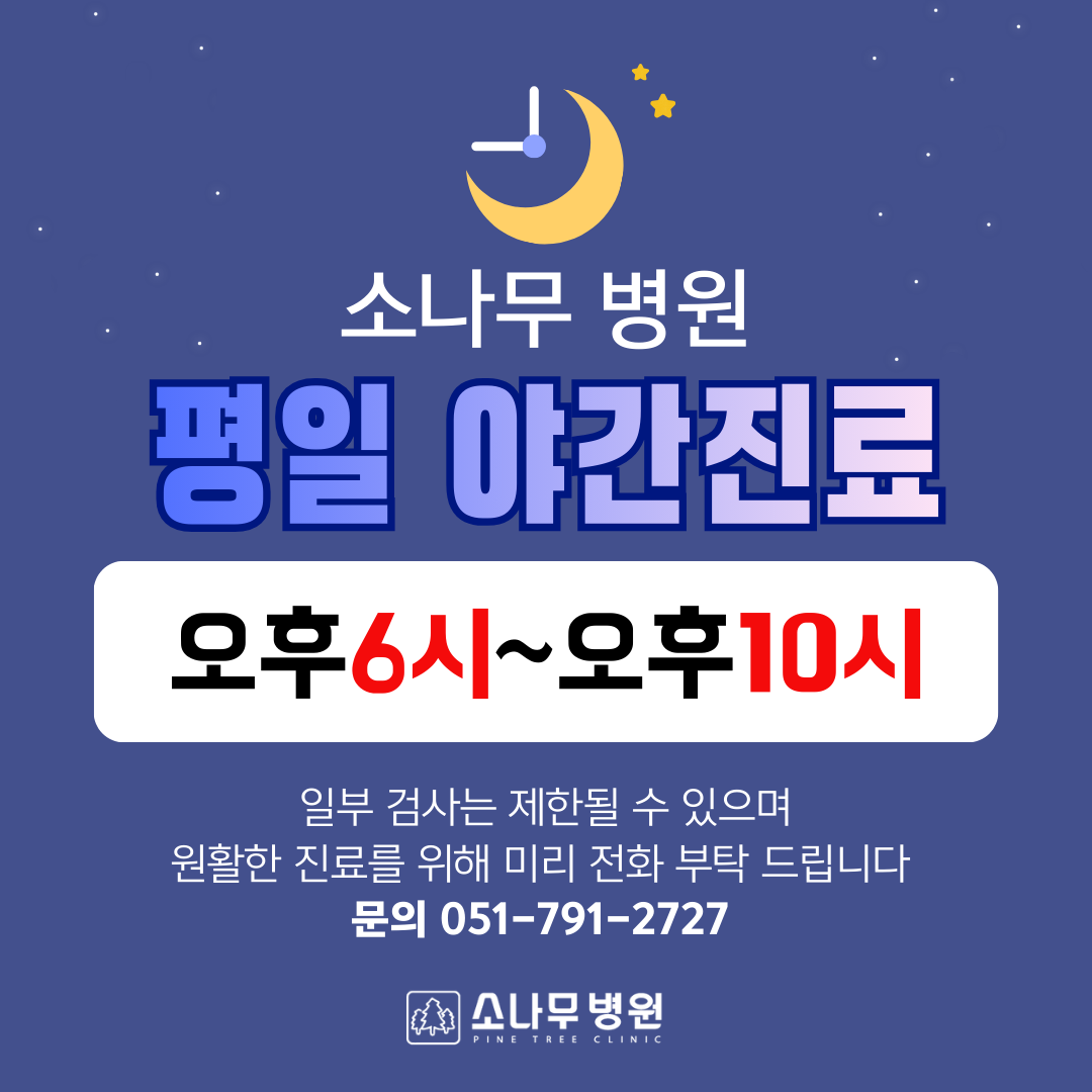 소나무병원 평일야간진료
