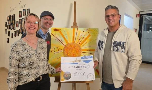 Anteilige Kostenübernahme für eine neue Rufanlage im Hospiz Sankt Felix. Zusammen erreichen wir mehr e. V. hat gesammelte Spenden dafür verwendet.,