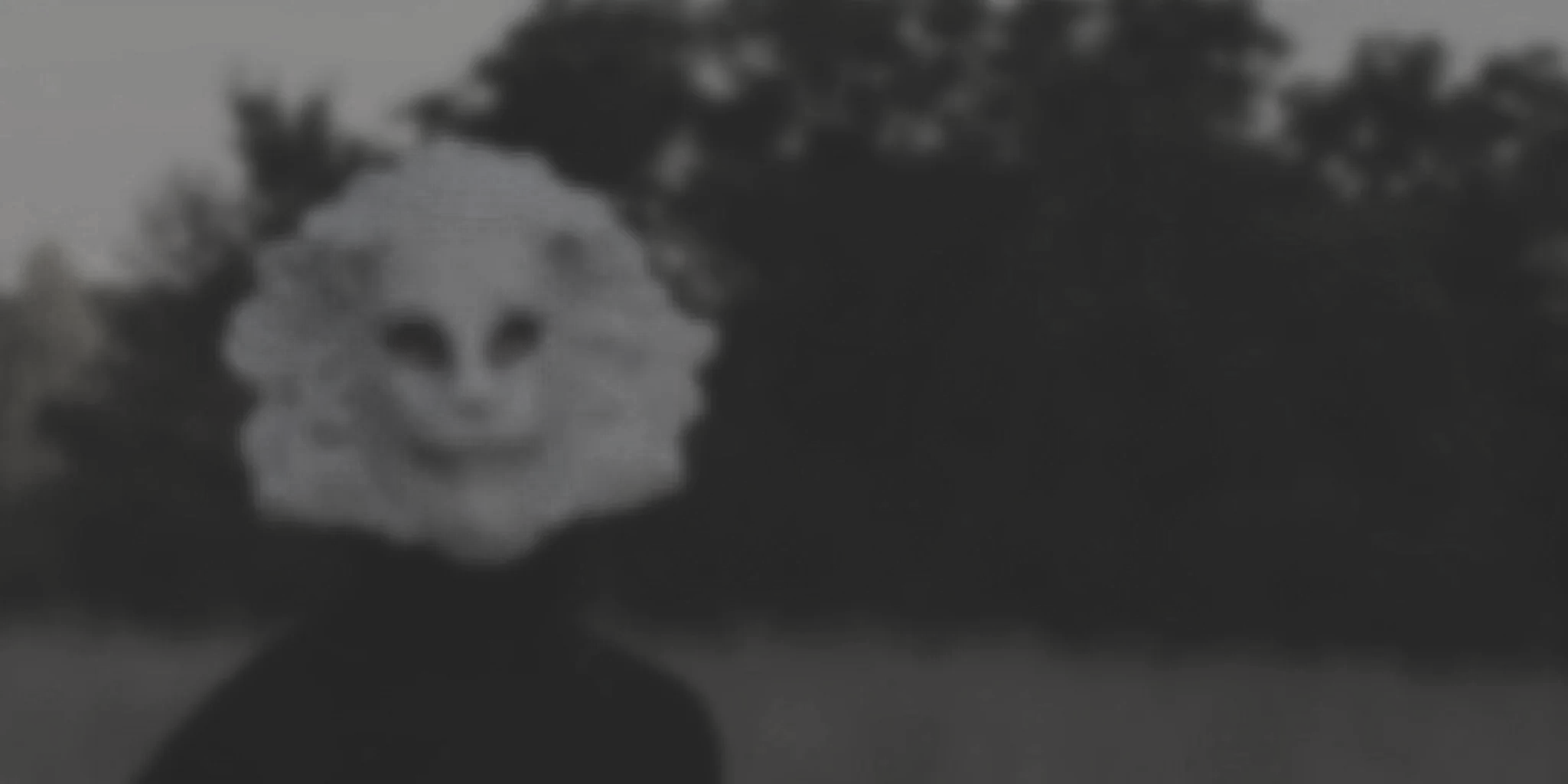 Image floue représentant un masque, apparaissant dans un environnement indéterminé.