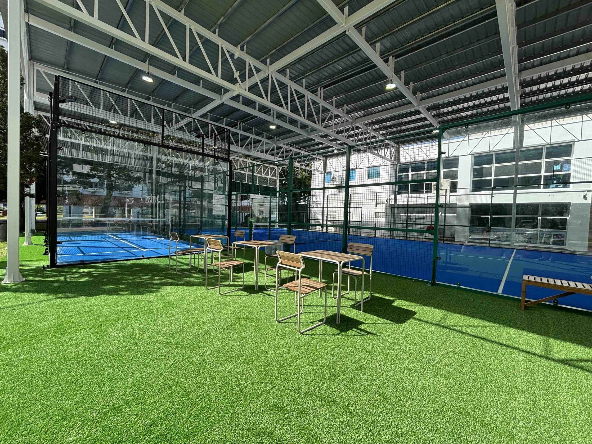 Sheltered Play! Padel court in Bedok, Singapore