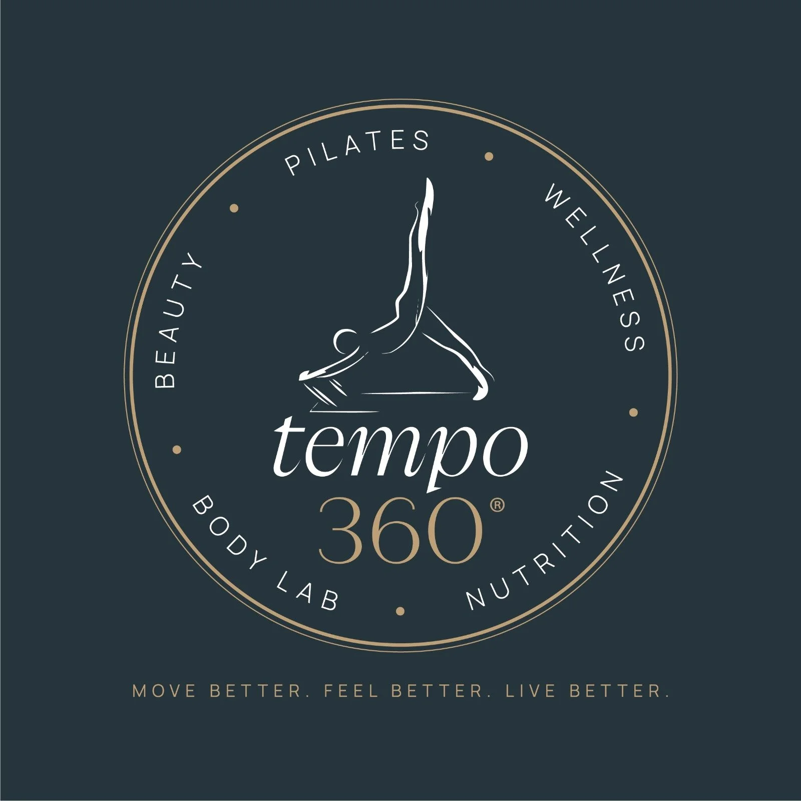 Logo oficial de Tempo 360: Pilates, bienestar, nutrición, Body Lab y belleza