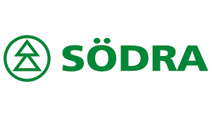 Södra logo with green tree symbol and text on white background.