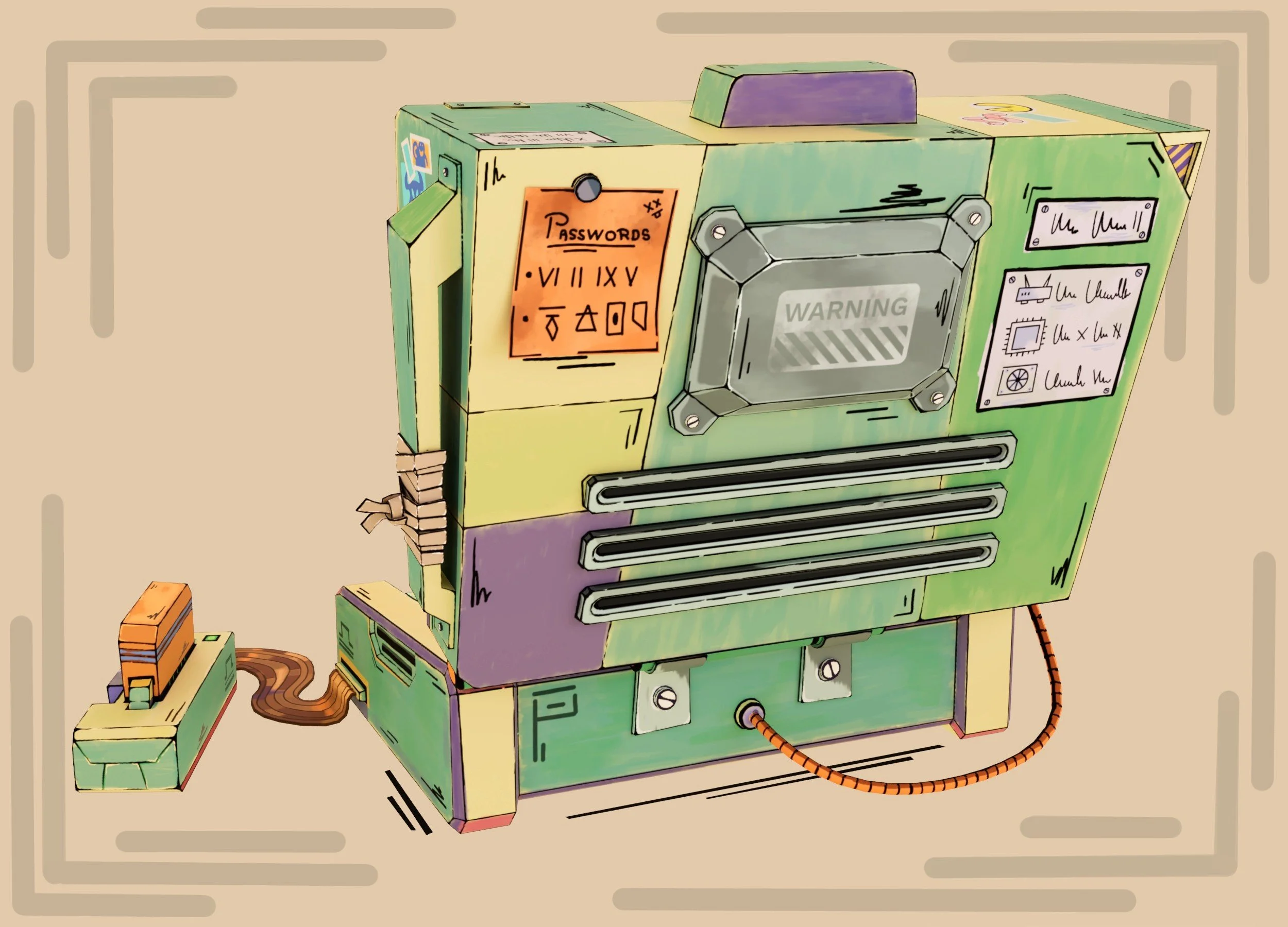 Retro Cyberdeck - Back