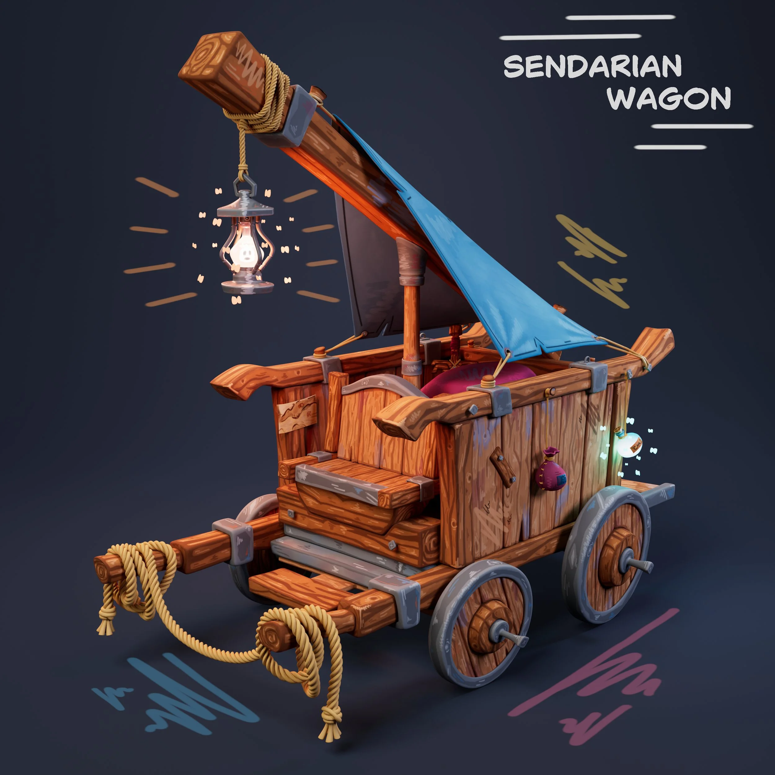 Sendarian wagon