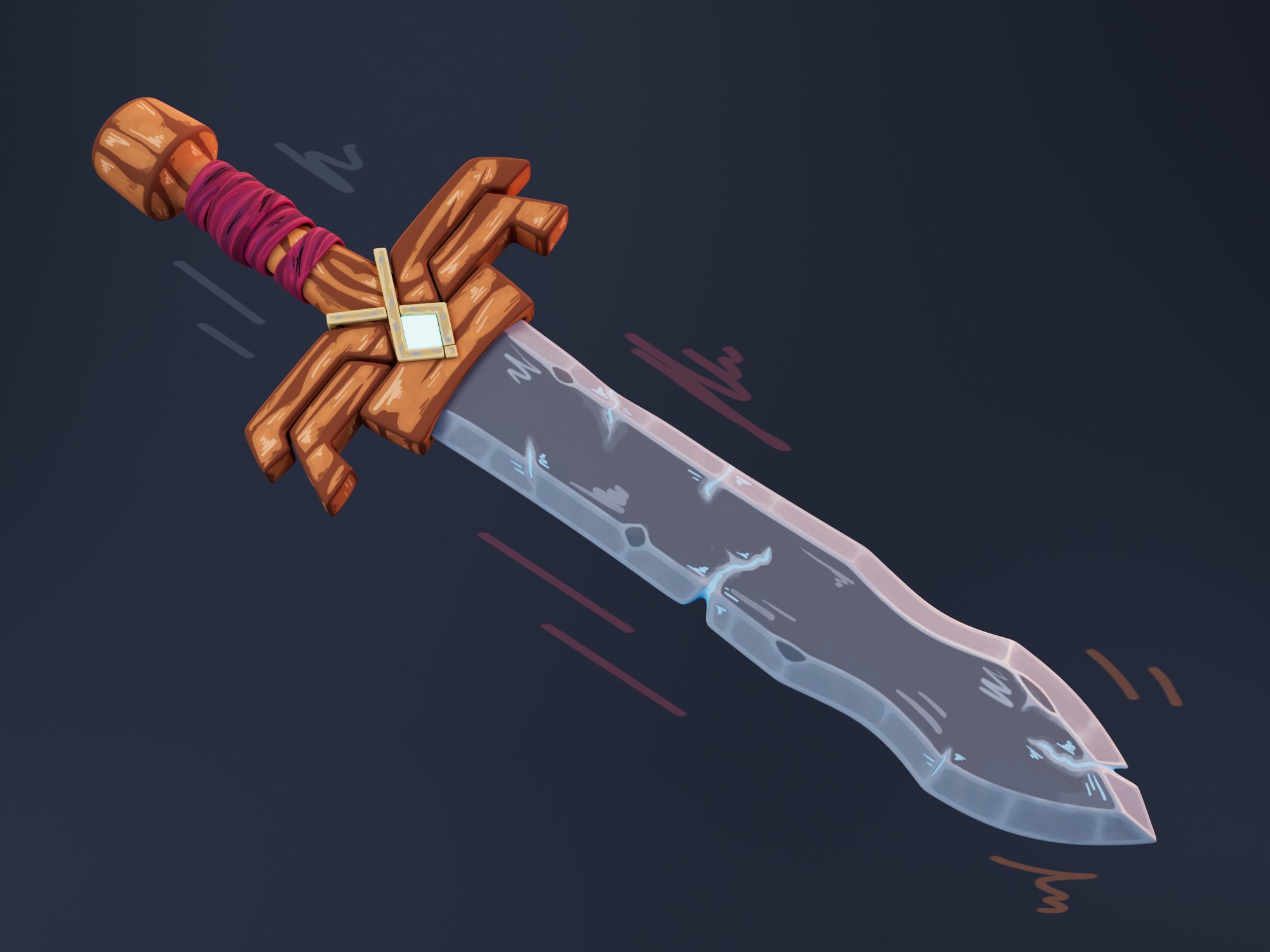 Sword - Color render