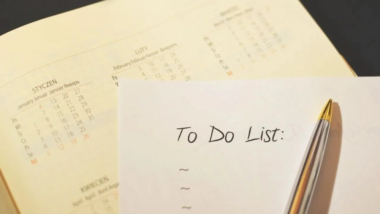 To-do list and calendar