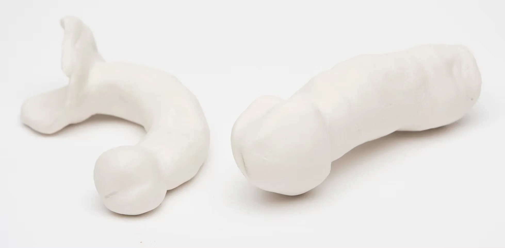 Porcalaine penises, 10cm by 3cm