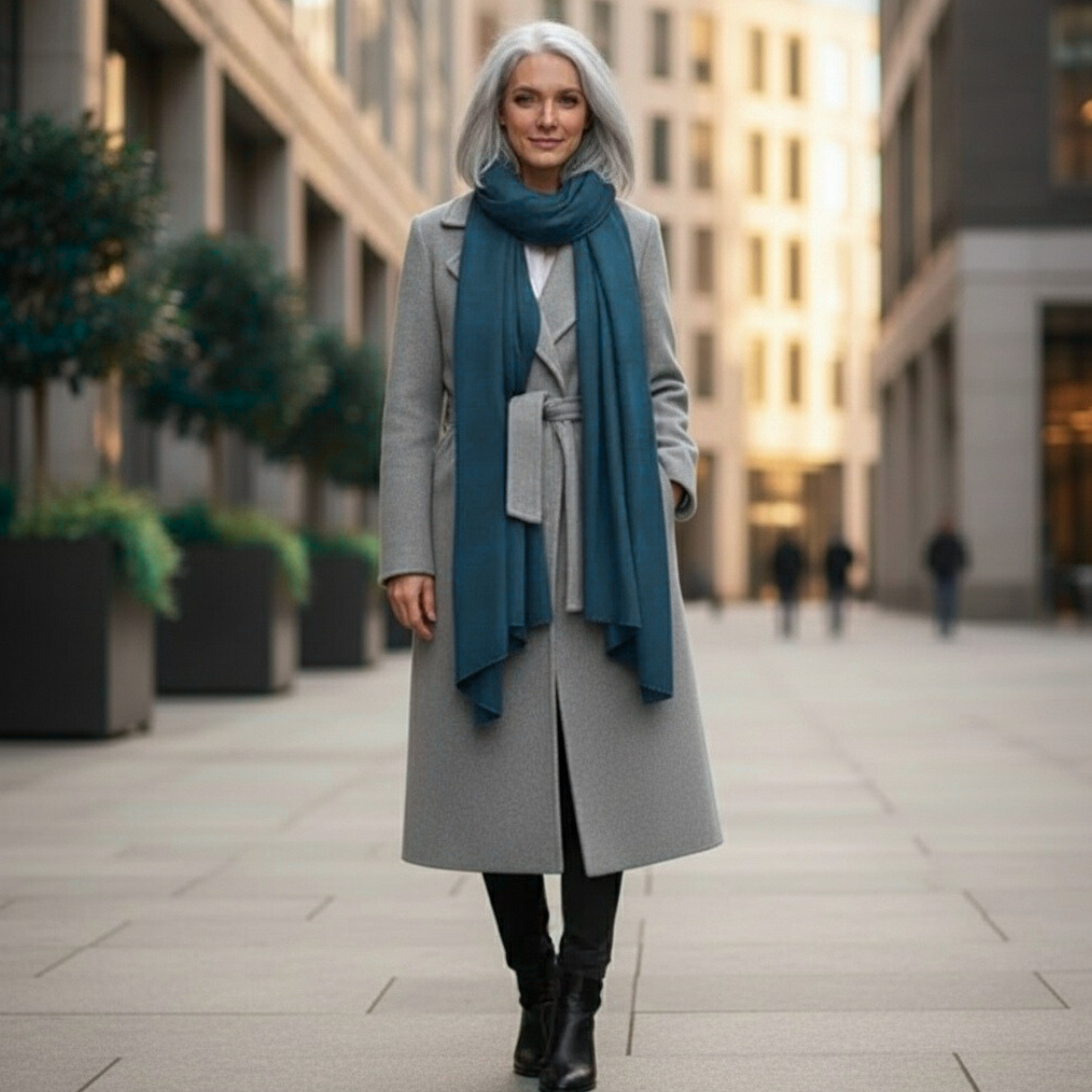 Suzanna Dark Teal Multi-Wrap