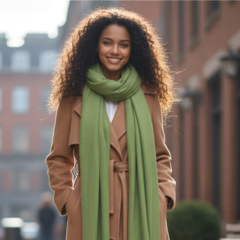 Suzanna Light Moss Multi-Wrap