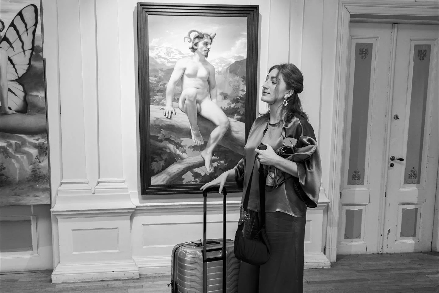 Some pictures taken backstage from this weekend&rsquo;s concerts, with Alexios &Oslash;kland&rsquo;s gorgeous art in the background! 🦋🖌️

📸: Yngve Vogt