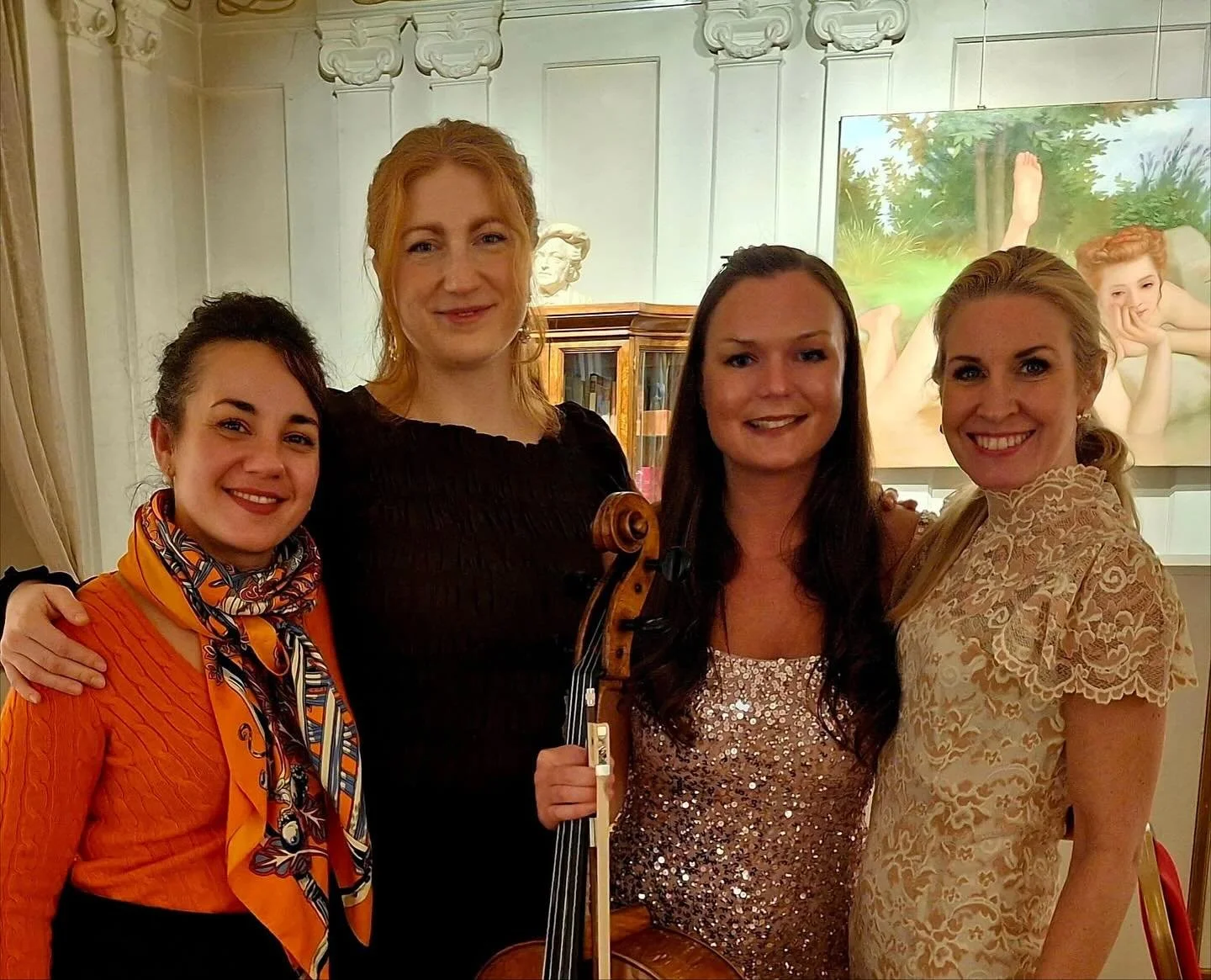 Last Saturday these wonderful women and I had the honour to perform Saturday opera concerts at @operatilfolket 🎶

Thank you Cathrine for the brilliant idea of our &rdquo;Chaminade Club&rdquo;, a salon where female composed music shined and were play