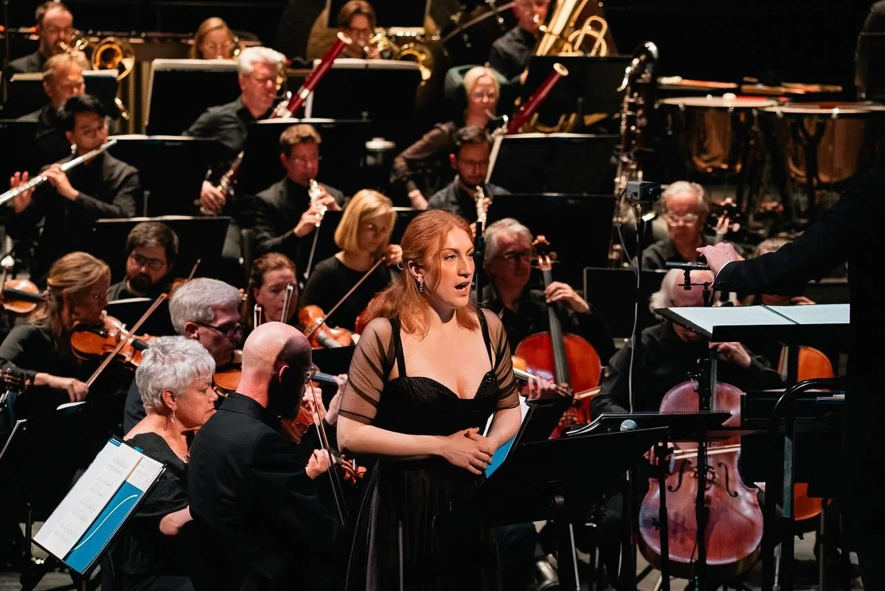 It was a great pleasure to sing with the Oslo Philharmonic, conducted by Patrik Ringborg last week! ✨ 

Thank you to Christoffer for composing such challenging but fun and dramatic music, it was an honor to perform it🎶

📸 John-Halvdan Olsen-Halvors