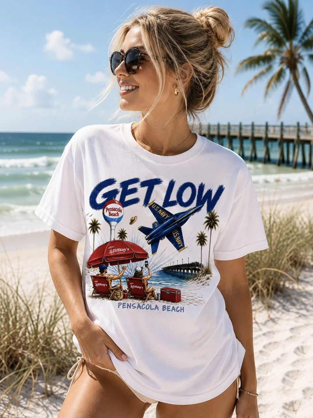 GET LOW U.S. Navy Blue Angel Comfort Colors Tshirt