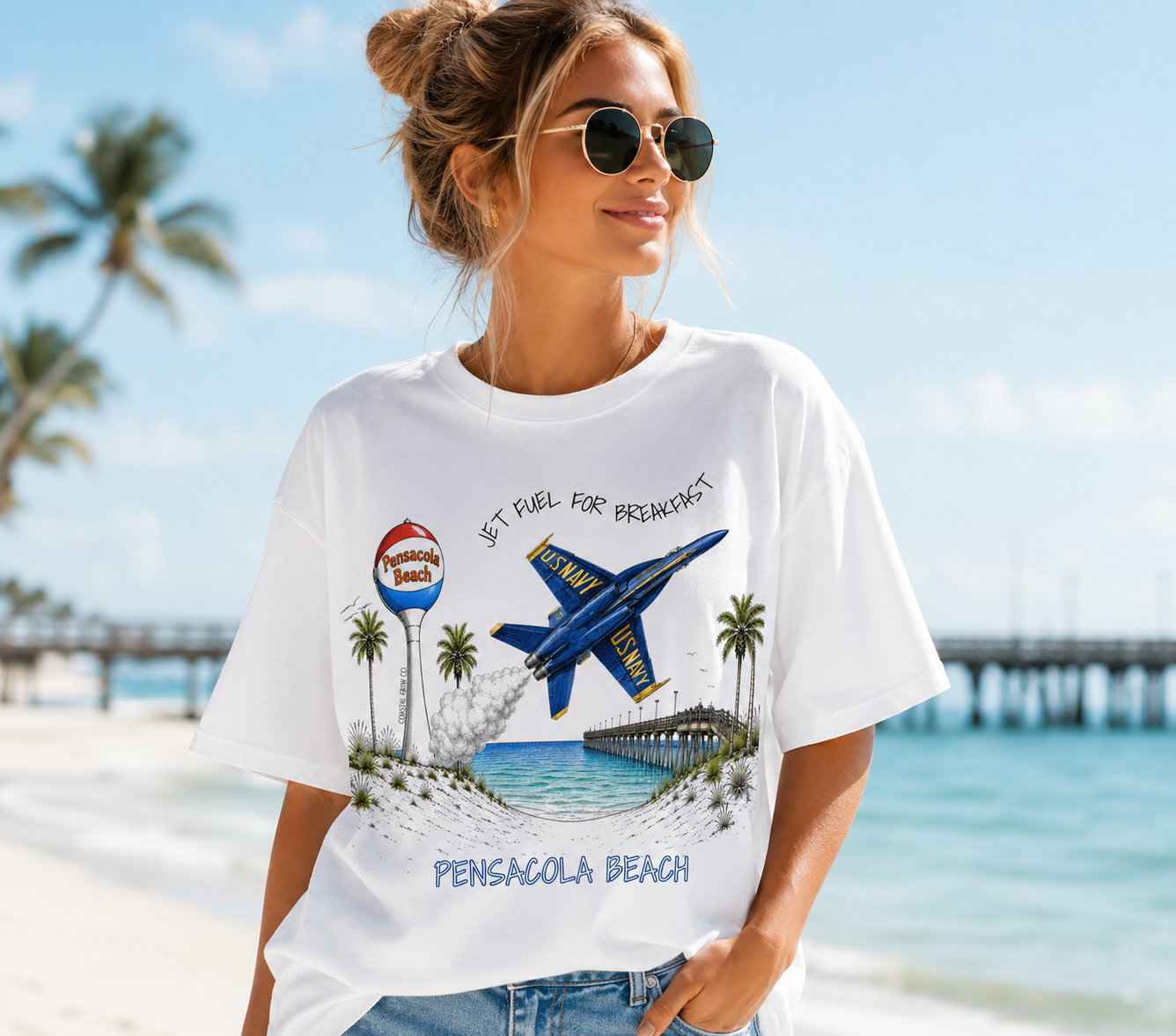 Jet Fuel For Breakfast Comfort Colors Tshirt