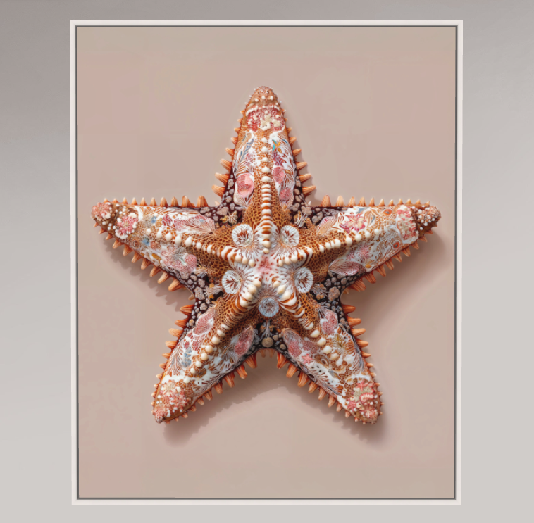 Charlie Moon Art - original Starfish saffron (3).png