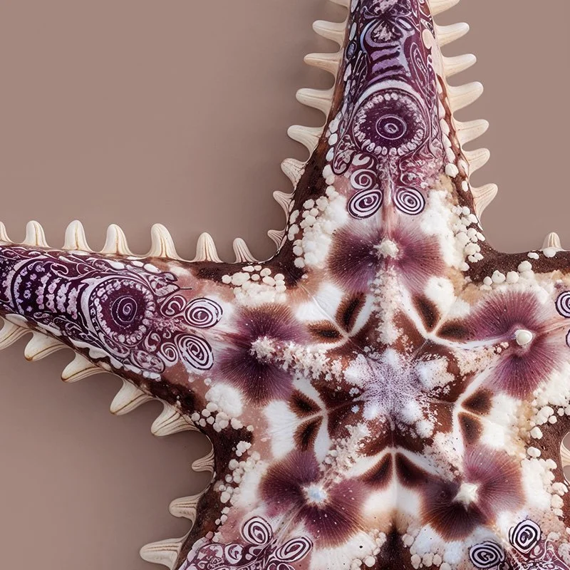 Charlie Moon Art - Starfish Fine Art Print, artwork, hahnemuhle, interior art - starfish 5 close up.jpg