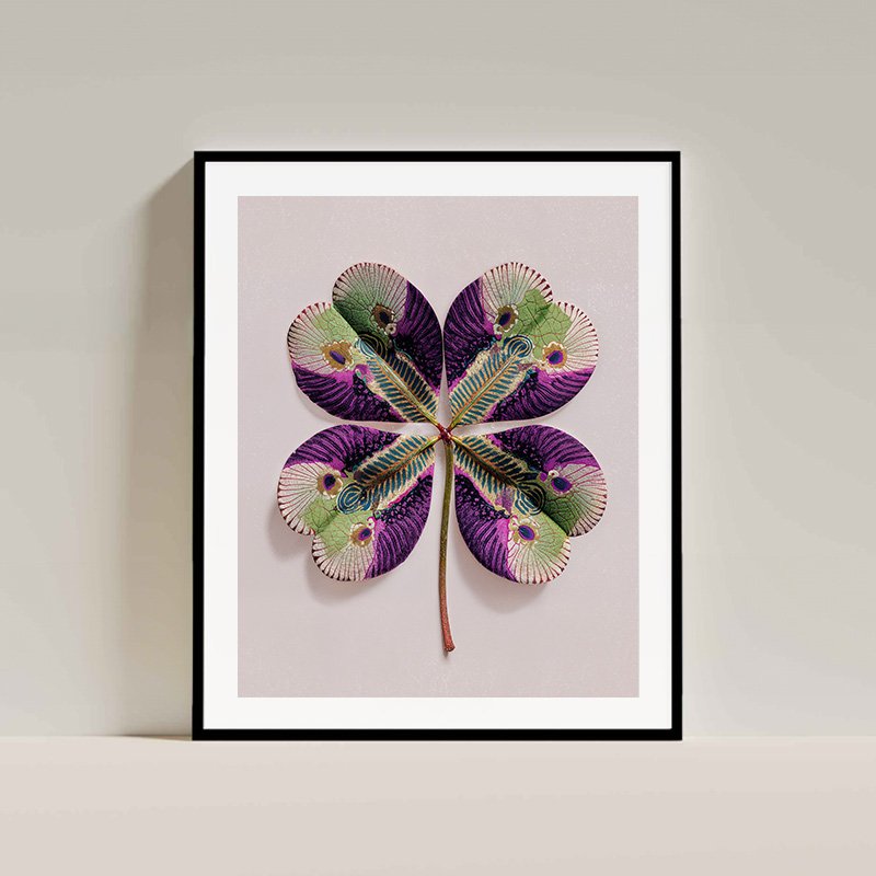 Charlie Moon - Fine Art Print - Lucky Clover 2026 - Summer Series Front - 21 framed.jpg