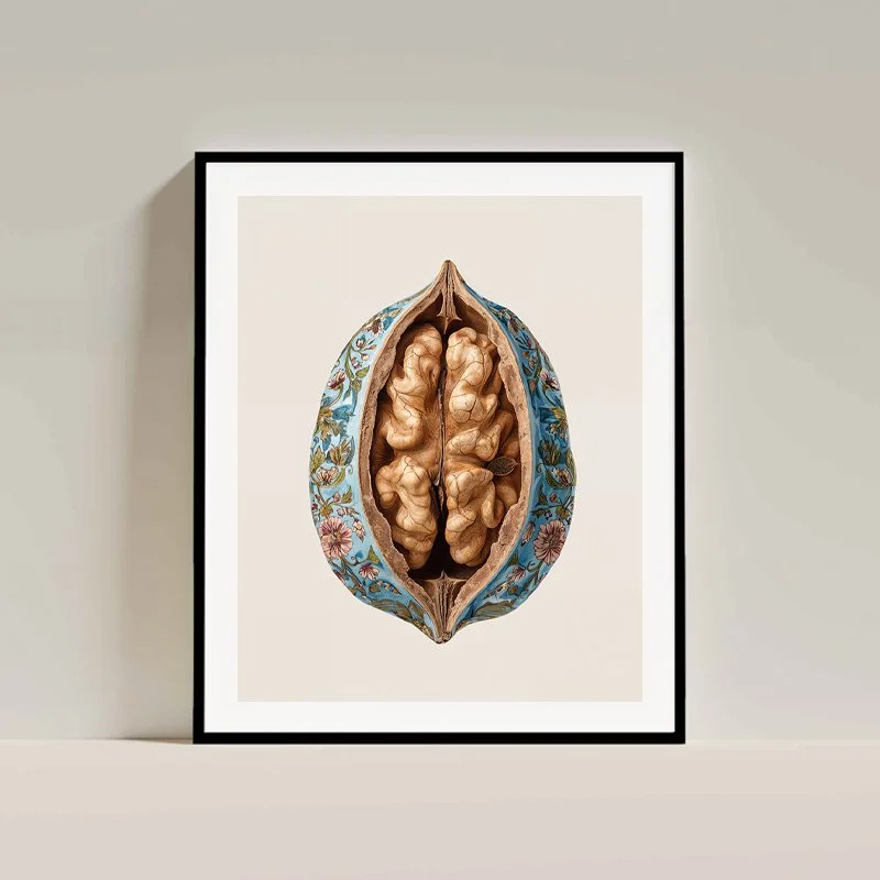 The Harvest Atelier - fine art print - charlie moon - The Walnut - interior framed.jpg