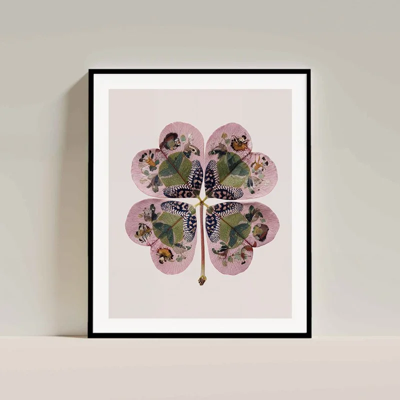 Charlie Moon - Fine Art Print - Luck Clover 12 -framed.jpg